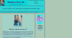 Desktop Screenshot of mothersover40.com